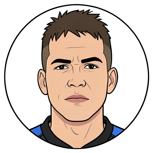 Ritratto illustrato di Lautaro Martínez